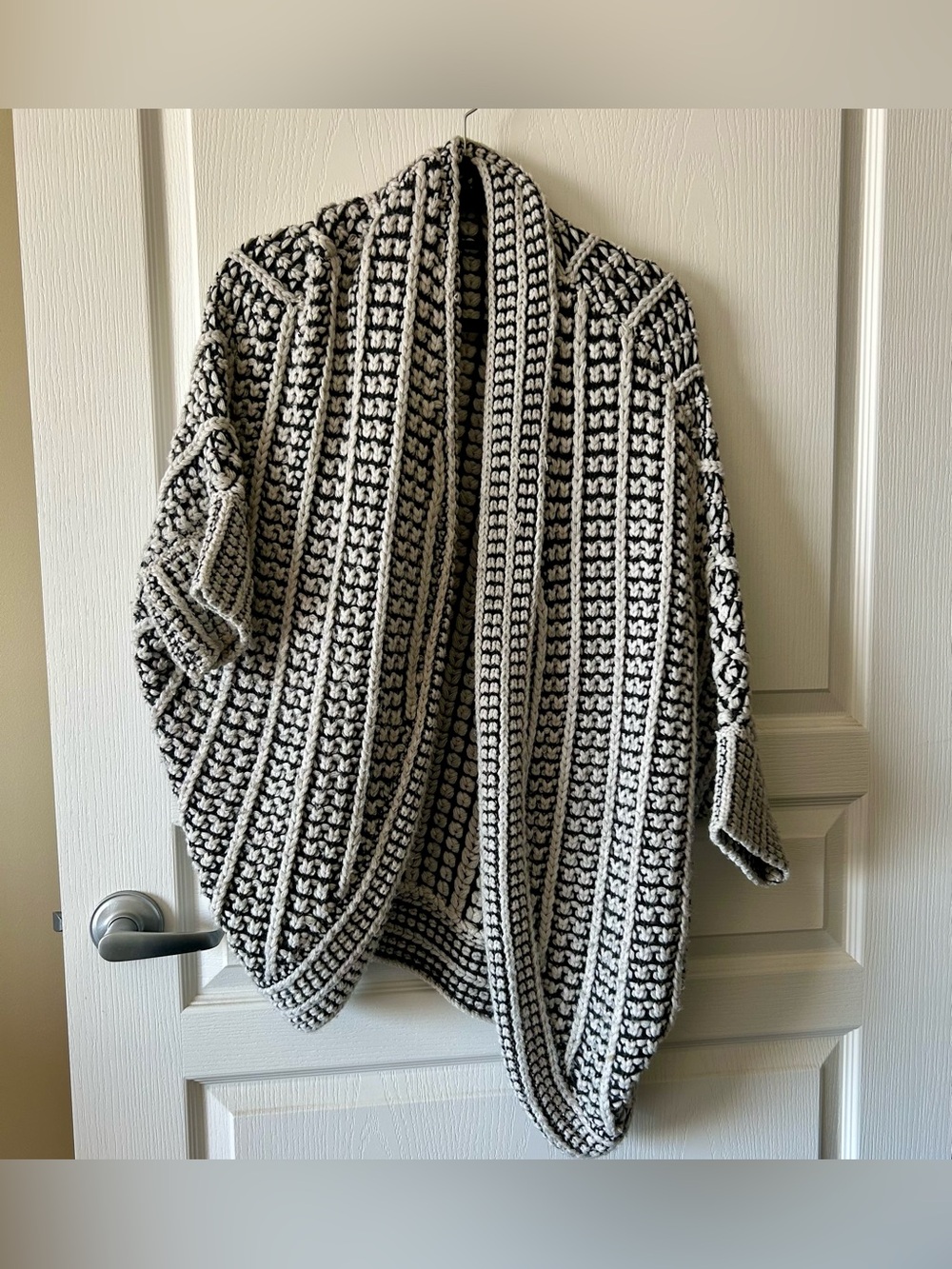 Dex- Cozy Dark & Light Blue Cardigan - Women’s Sweater